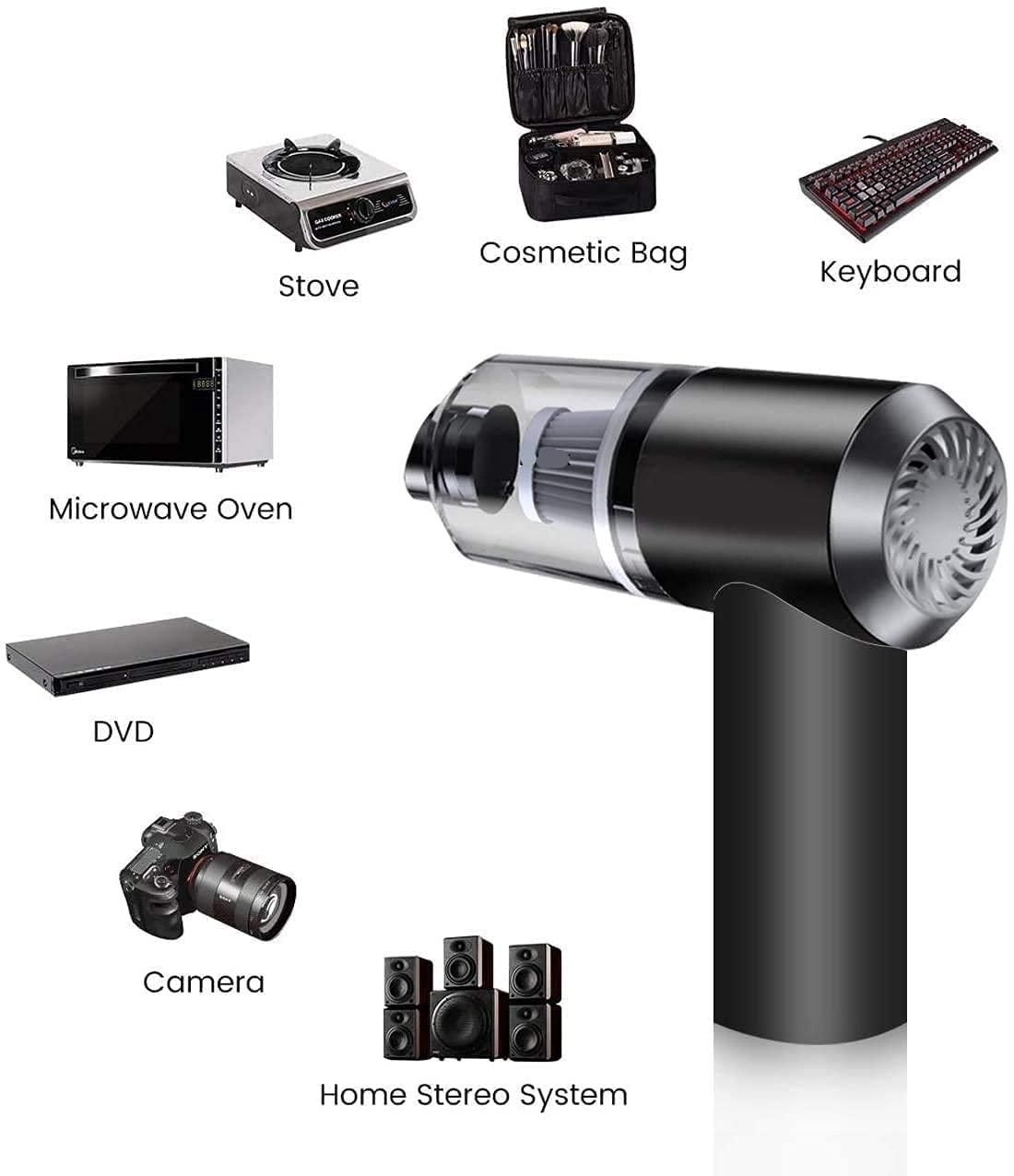 Portable Air Duster Wireless Vacuum Cleaner for Cars and Home